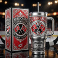 Carolina Hurricanes 40oz Tumbler with Lid and Straw