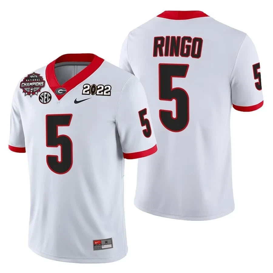 Youth's Georgia Bulldogs CFP National Champions Jersey - All Stitched