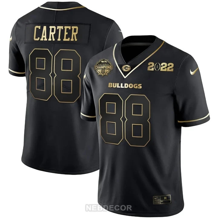 Men's Georgia Bulldogs CFP National Champions Limited Jersey - All Stitched