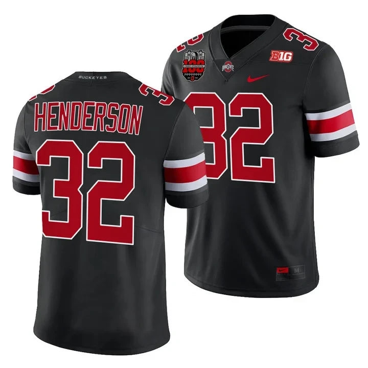 Men's Ohio State Buckeyes Players Jersey All Stiched - Ohio Stadium’s 100th Anniversary Logo Patch