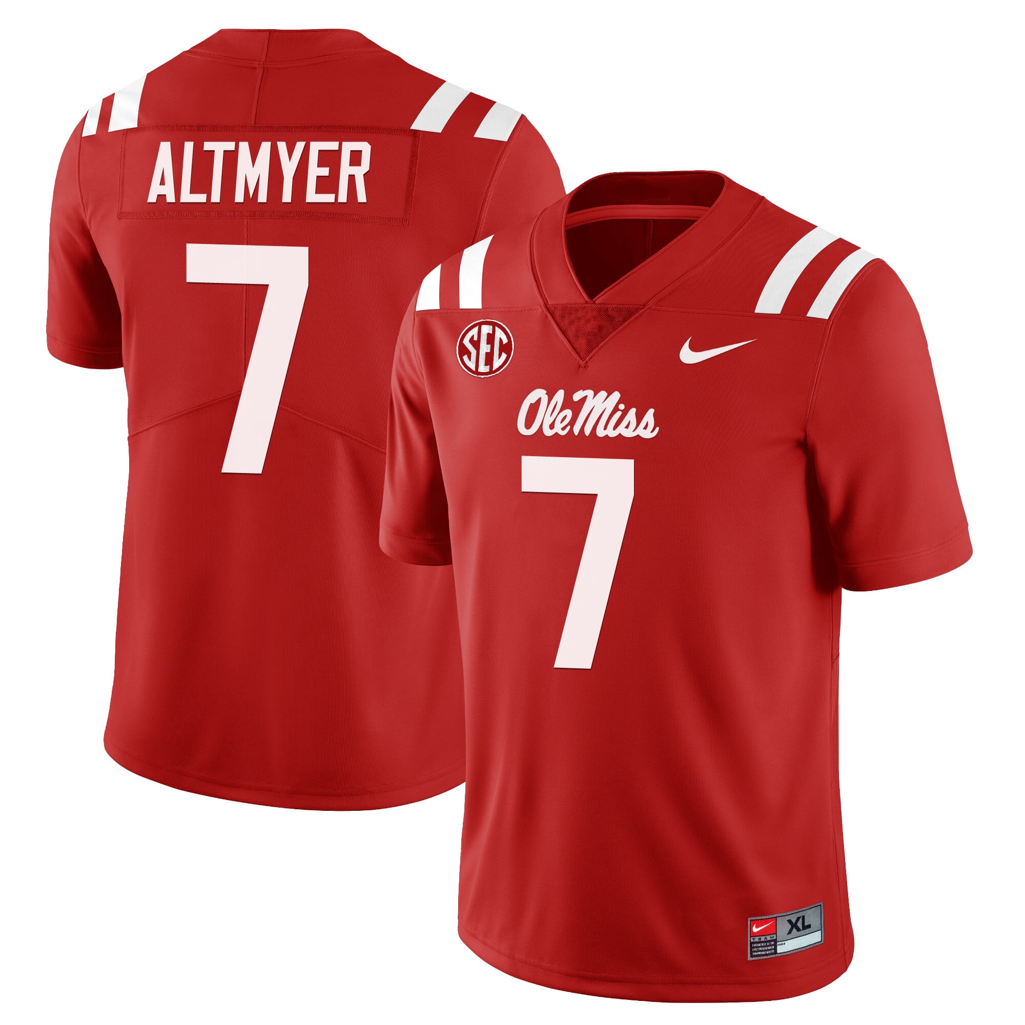 Men's Ole Miss Rebels Football Players Limited Jersey - All Stitched