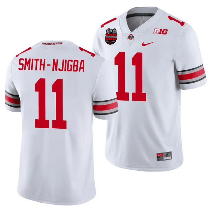 Men's Ohio State Buckeyes Jersey All Stiched - Ohio Stadium’s 100th Anniversary Logo Patch