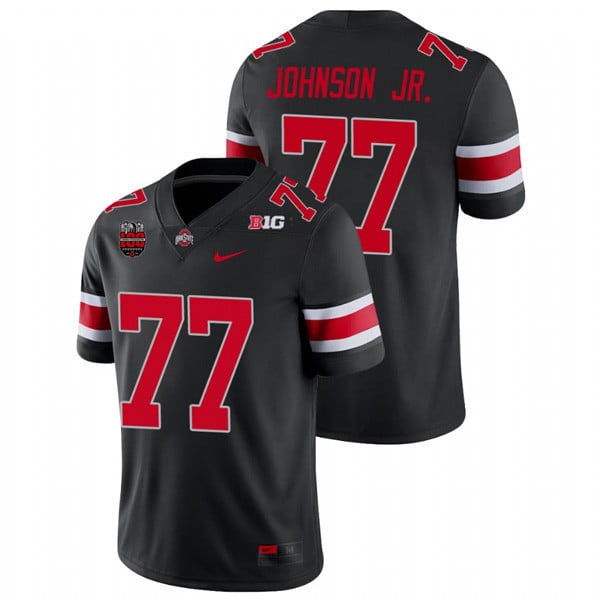 Men's Ohio State Buckeyes Jersey All Stiched - Ohio Stadium’s 100th Anniversary Logo Patch