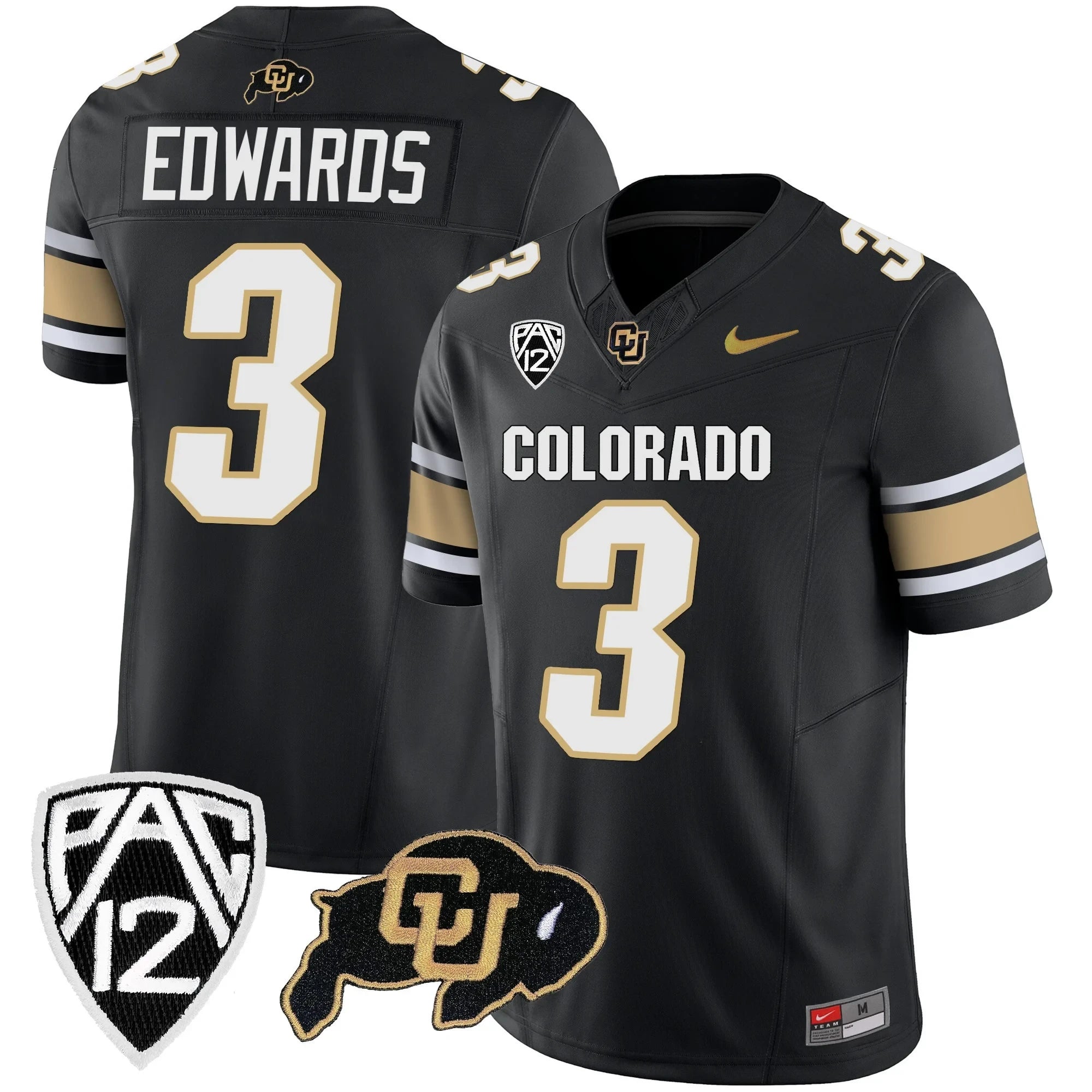 Men’s Colorado Buffaloes Football Vapor Jersey – All Stitched