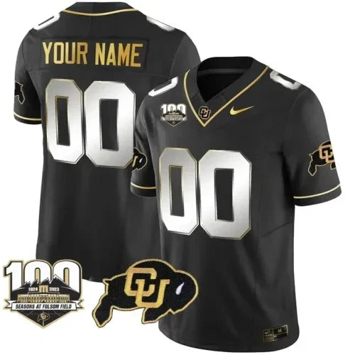 Colorado Buffaloes Vapor Custom Jersey – 100th Seasons At Folsom Field