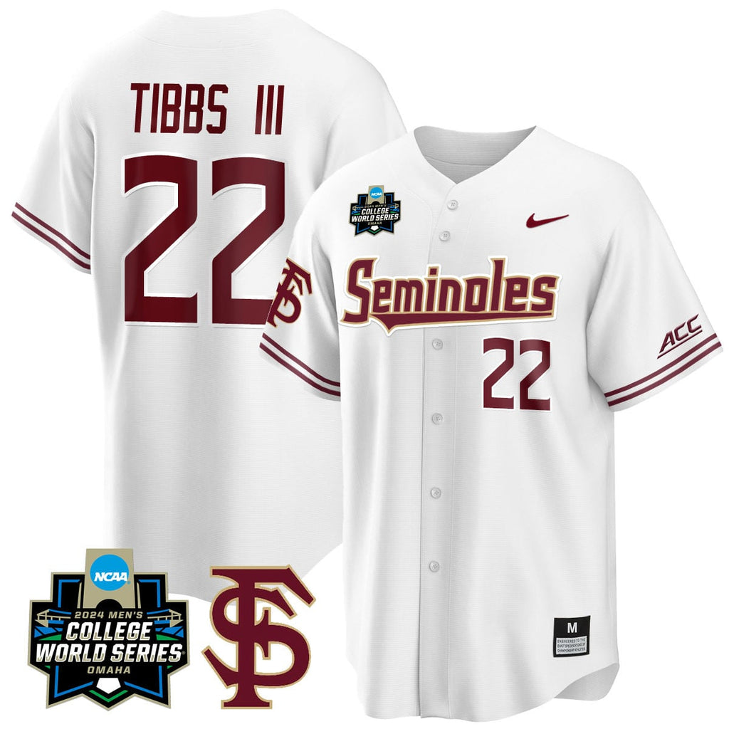 Men's Florida State Seminoles 2024 College World Series Vapor Premier Limited Jersey V1 - All Stitched