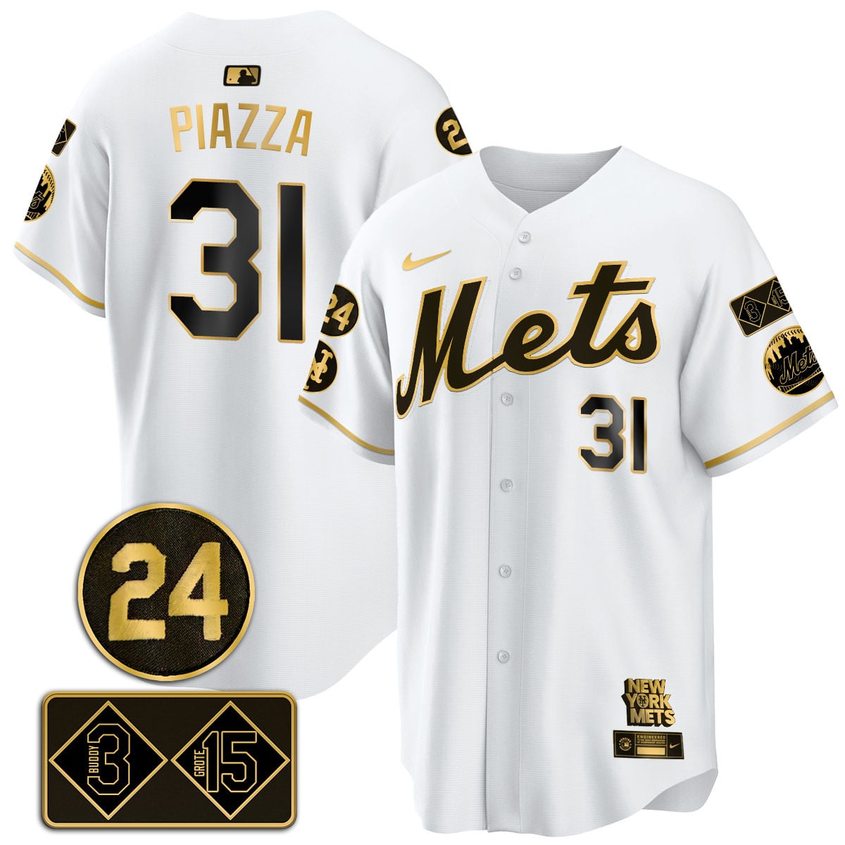 Men's Mets Memorial Player Limited Jersey - All Stitched