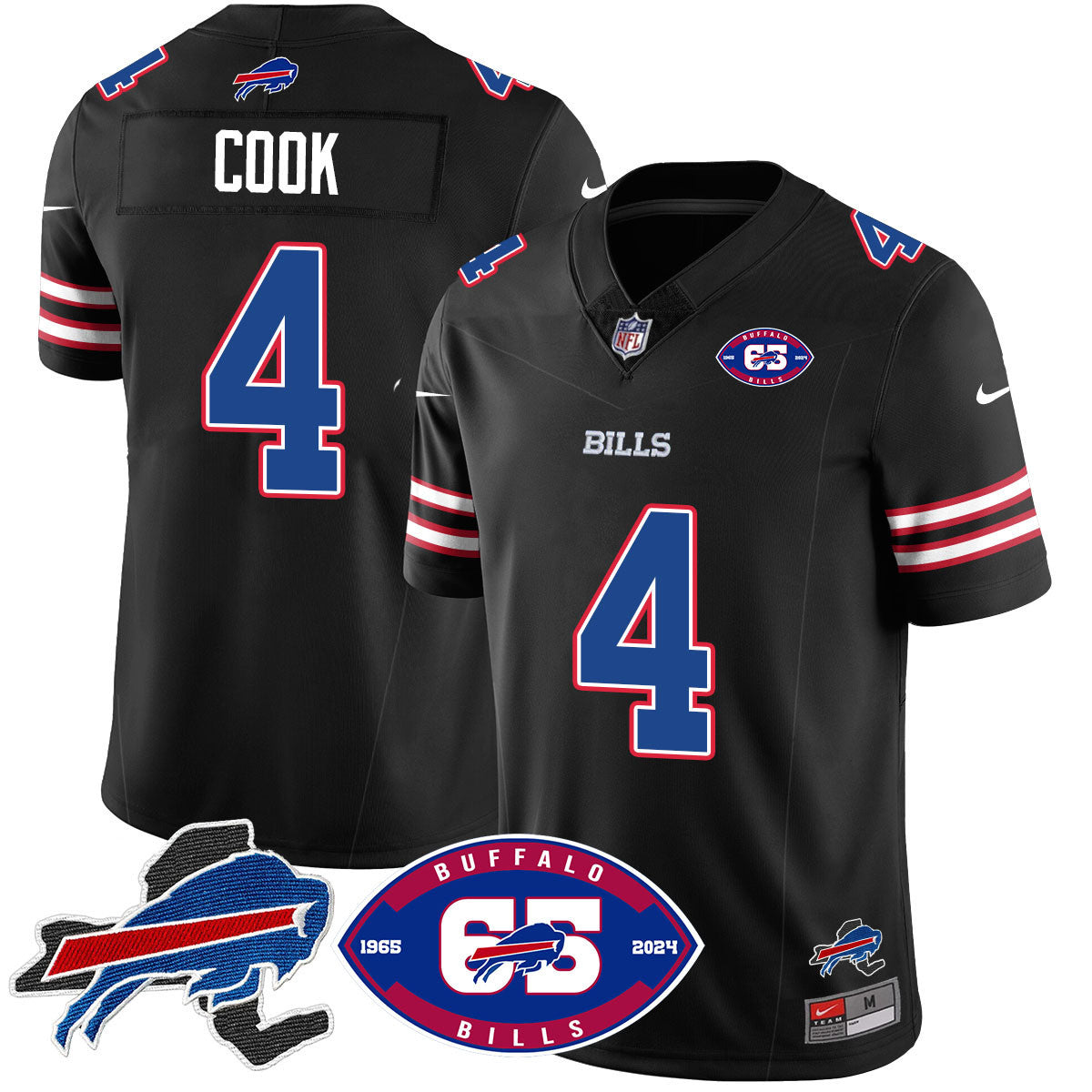 Men's Bills 1959 - 2024 - The Bills Jersey - All Stitched
