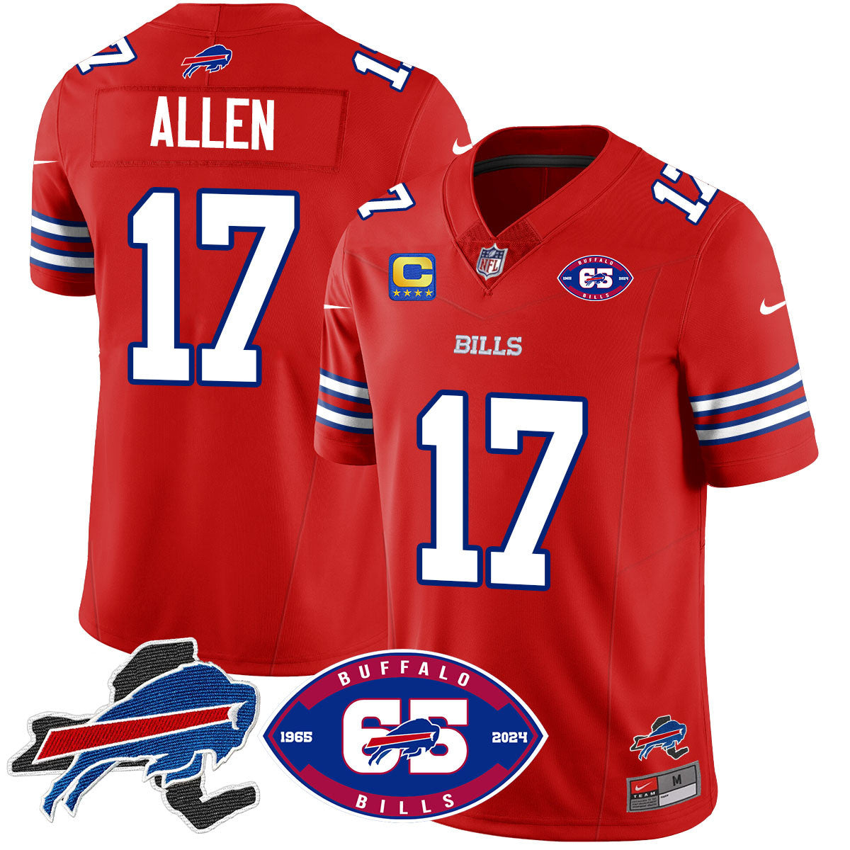 Men's Bills 1959 - 2024 - The Bills Jersey - All Stitched