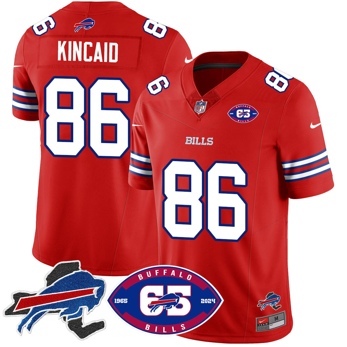 Men's Bills 1959 - 2024 - The Bills Jersey - All Stitched