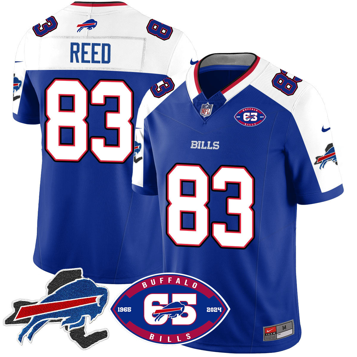 Men's Bills 1959 - 2024 - The Bills Jersey - All Stitched
