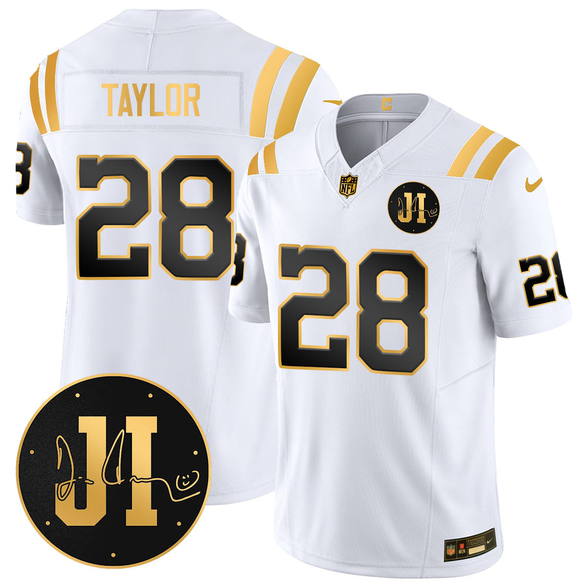 Men's Indianapolis Colts Limited 2025 Jersey - Memorial Patch for Jim Irsay - All Stitched