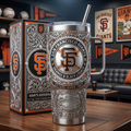 San Francisco Giants 40oz Tumbler with Lid and Straw
