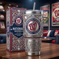 Washington Nationals 40oz Tumbler with Lid and Straw