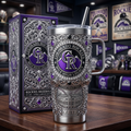 Colorado Rockies 40oz Tumbler with Lid and Straw