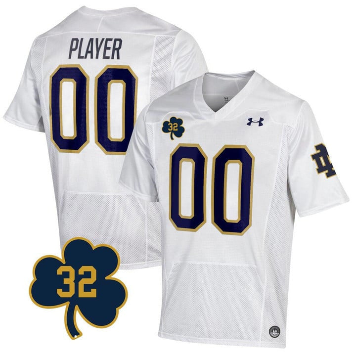 Custom Notre Dame Football Jersey - Johnny Lujack Patch
