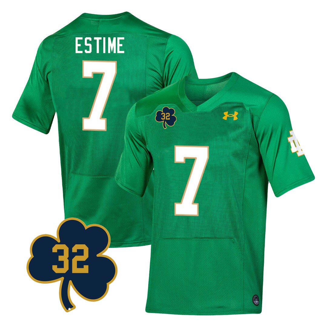 Youth's Notre Dame Football Jersey - Johnny Lujack Patch