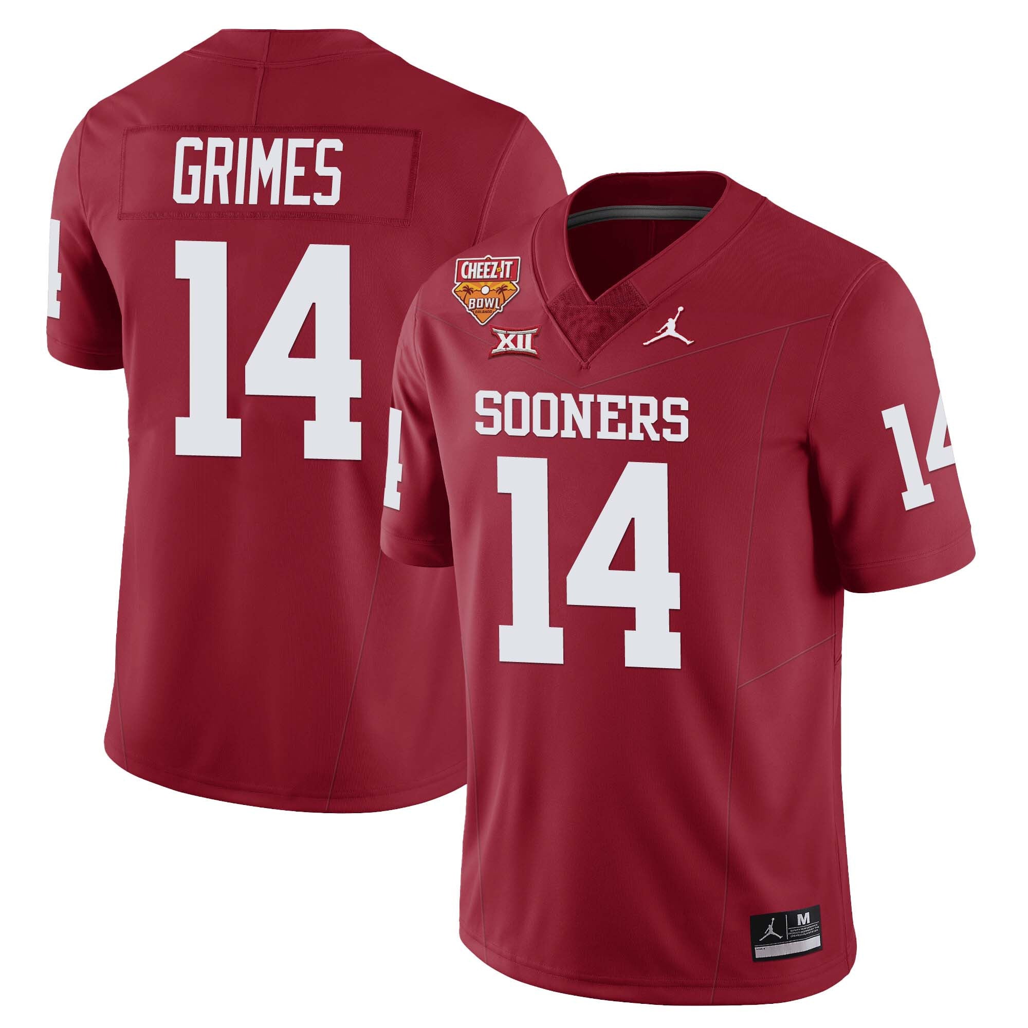 Men?s Oklahoma Sooners Football 2023 Collection All Stitched Jersey ? Cheez It Bowl