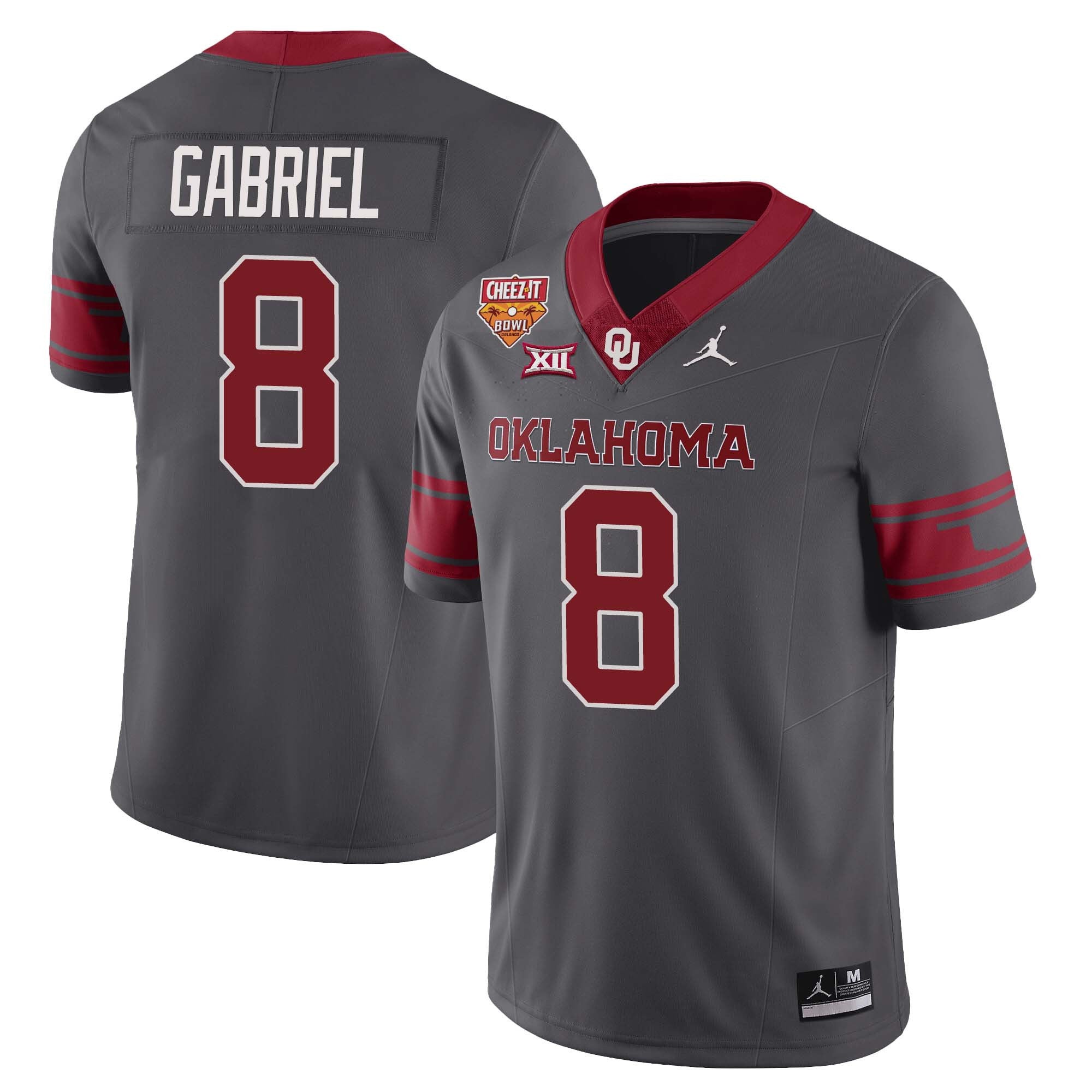 Men?s Oklahoma Sooners Football 2023 Collection All Stitched Jersey ? Cheez It Bowl