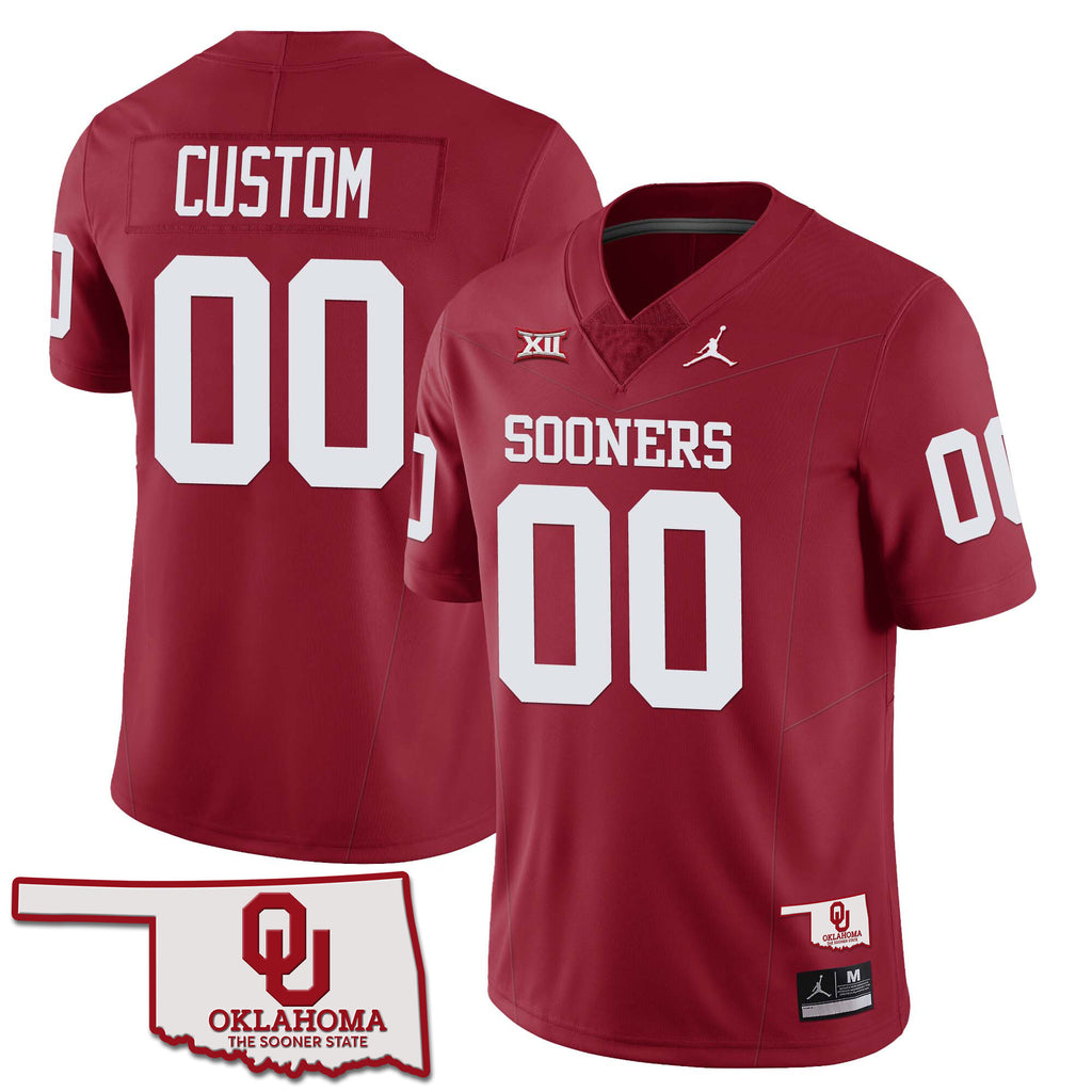 Men?s Oklahoma Sooners Football 2023 Collection All Stitched Jersey ? Oklahoma State