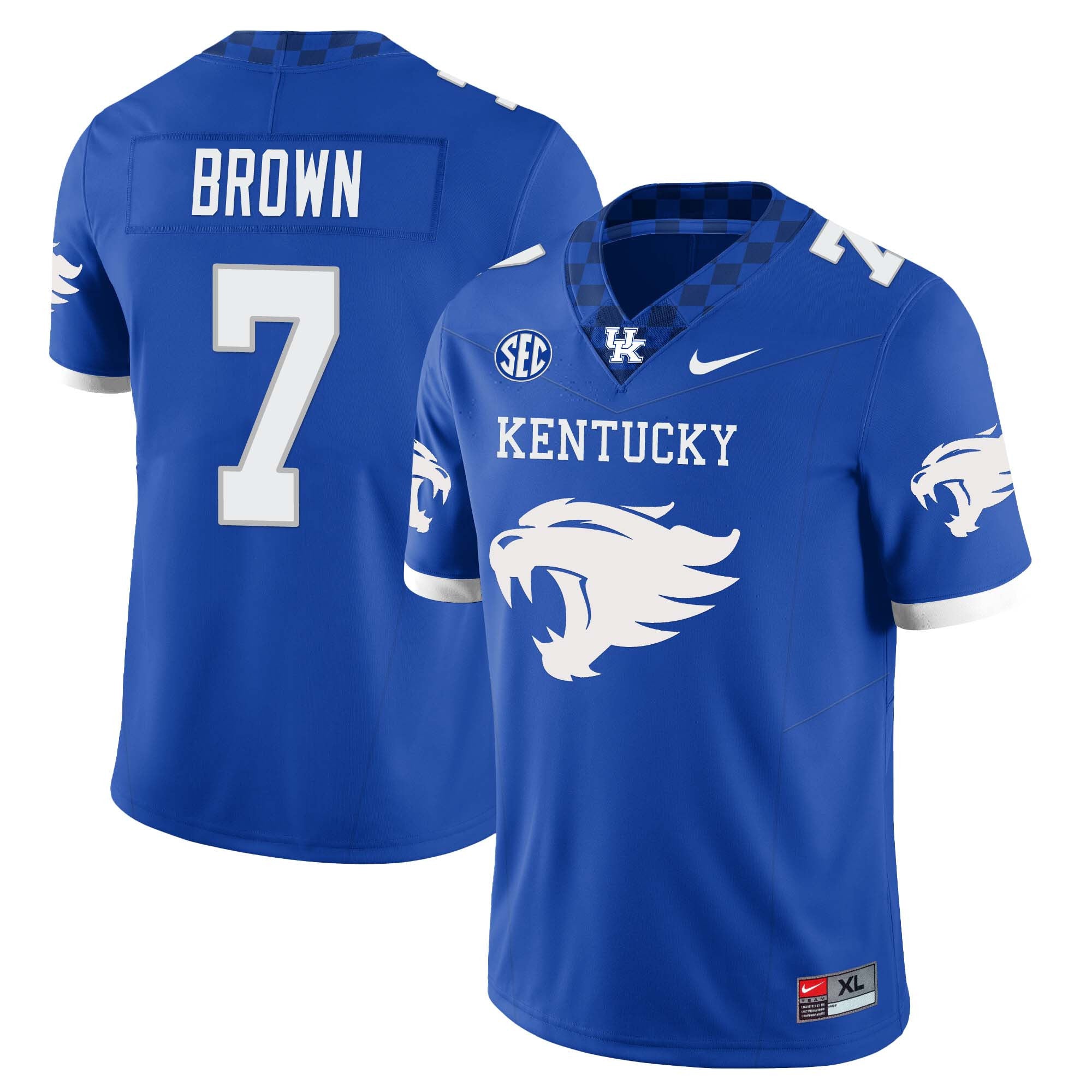 Men?s Kentucky Wildcats Football Limited Jersey ? Wildcats Logo