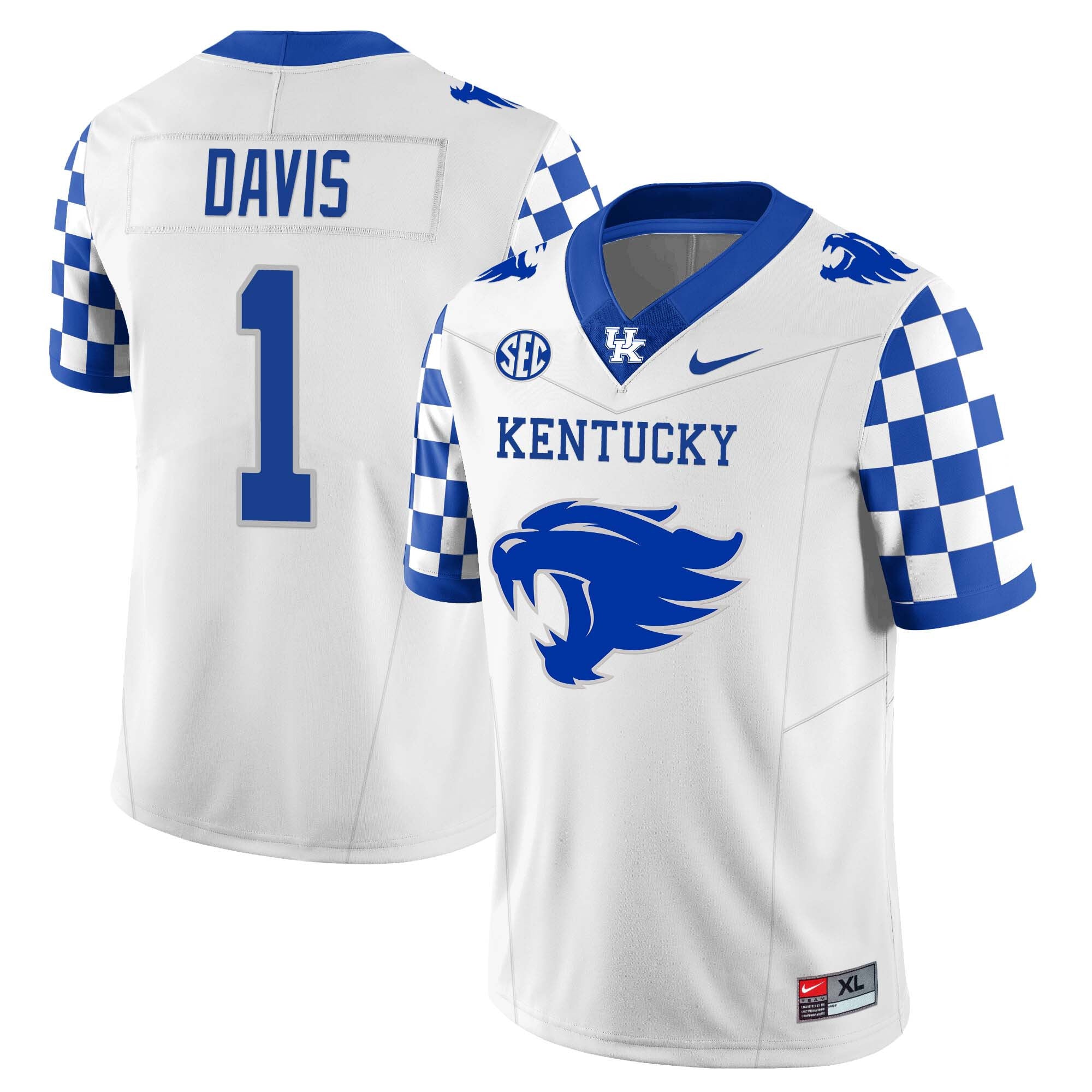 Men?s Kentucky Wildcats Football Limited Jersey ? Wildcats Logo
