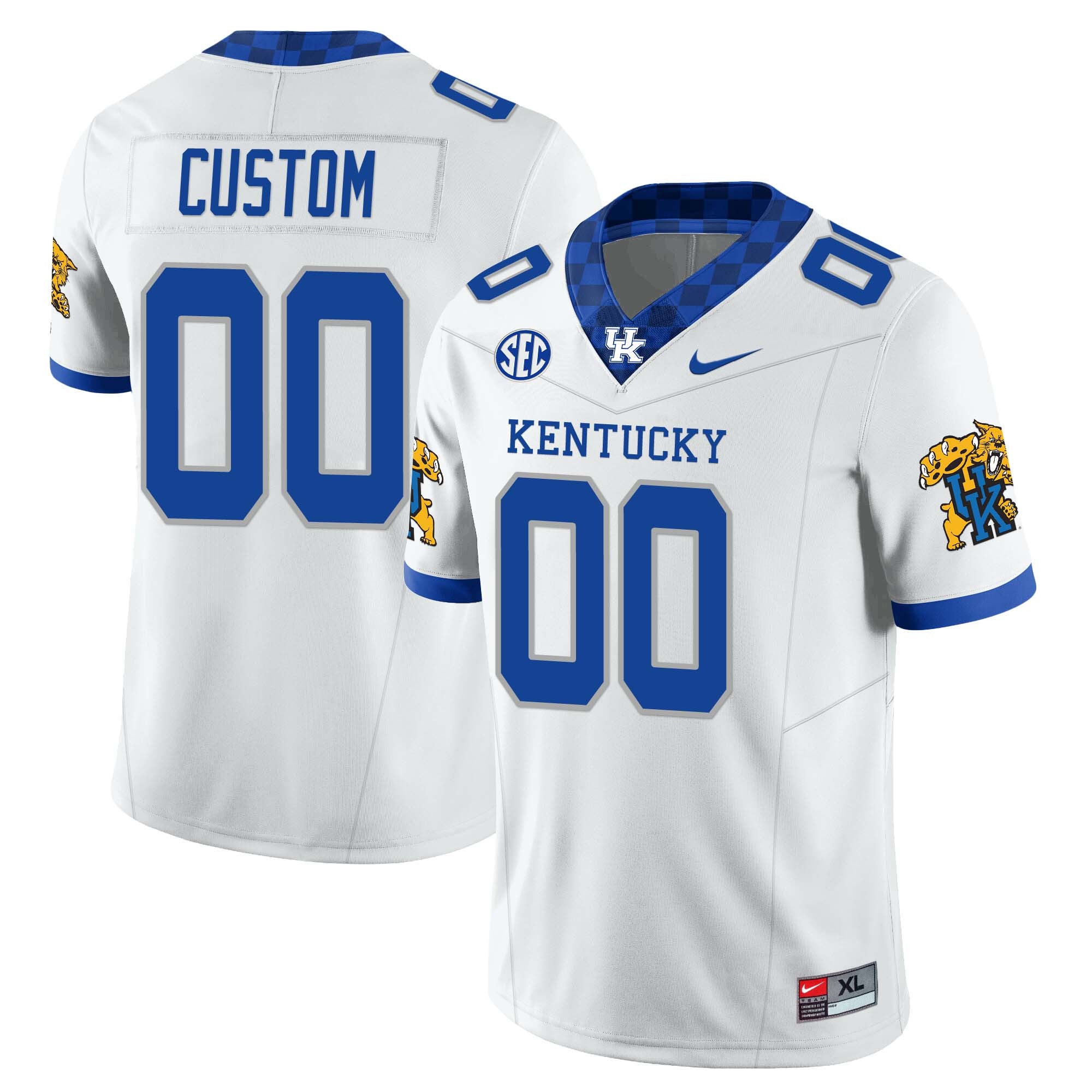 Men's Kentucky Wildcats Football Limited Custom Jersey ? Wildcats Logo