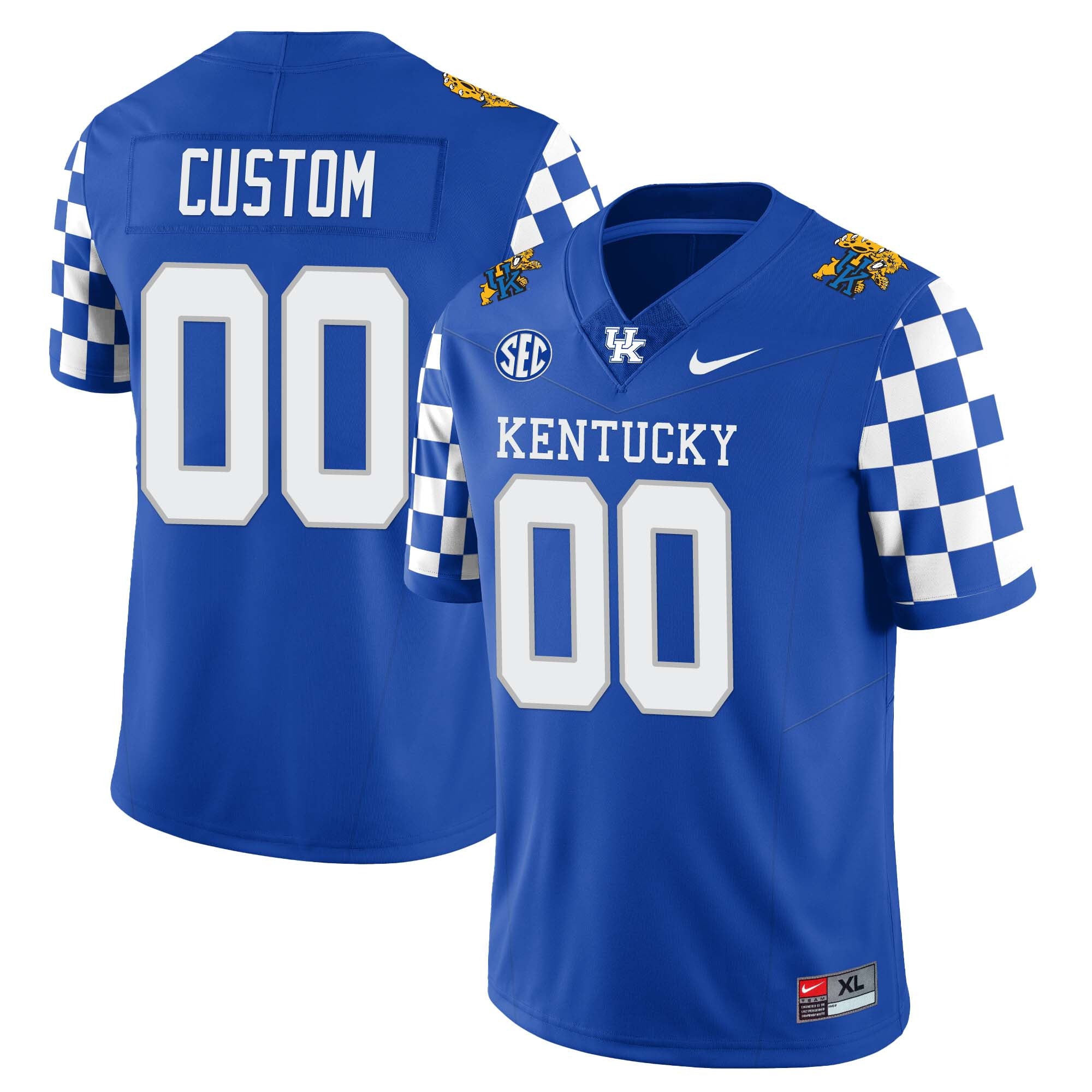 Men's Kentucky Wildcats Football Limited Custom Jersey ? Wildcats Logo