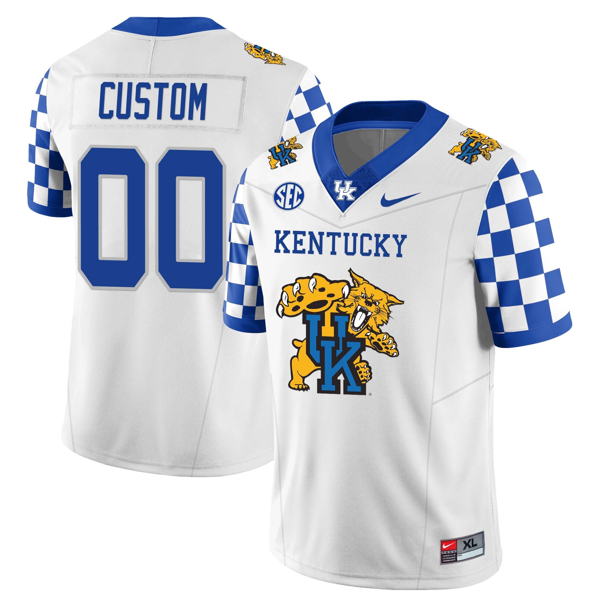Men's Kentucky Wildcats Football Limited Custom Jersey ? Wildcats Logo