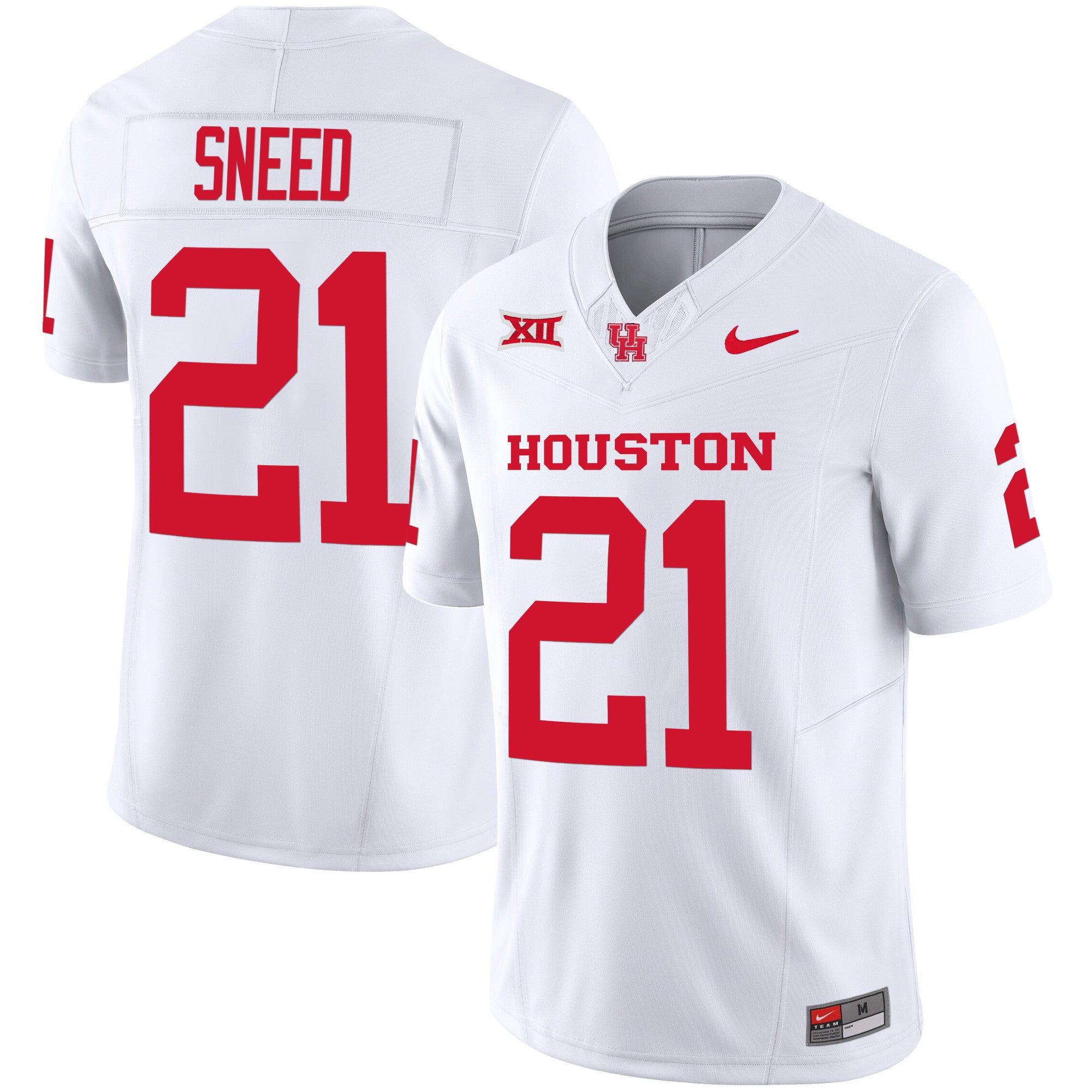 Men's Houston Cougars Oilers Inspired Vapor Jersey V4 - All Stitched