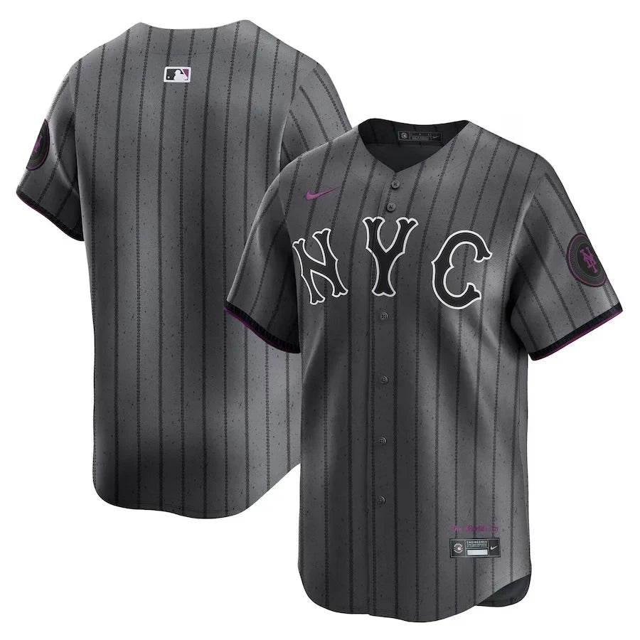 Mets Francisco Graphite 2024 City Connect Limited Player Jersey L21 - All Stitched