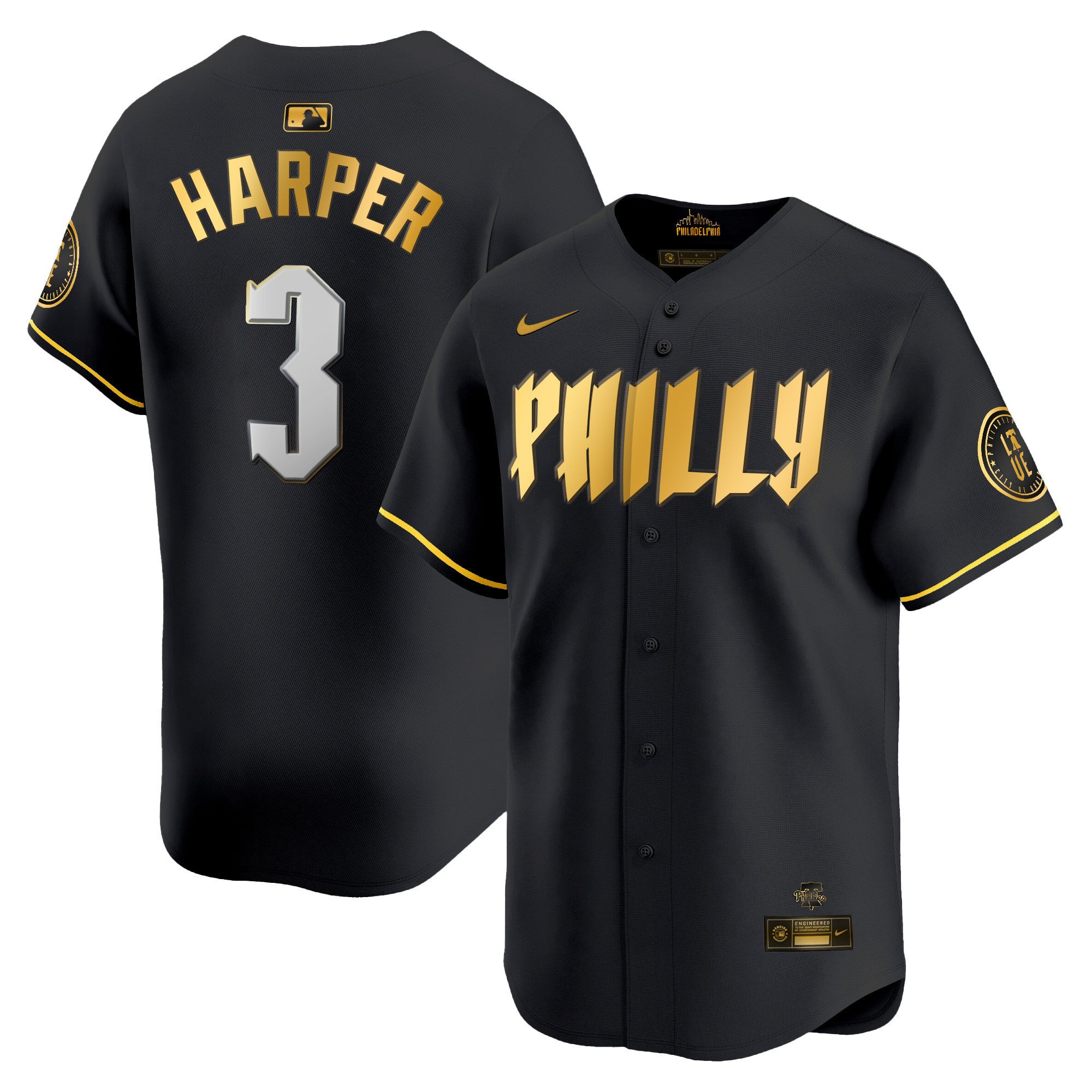 Men's Phillies 2024 City Connect Vapor Premier Limited Jersey - All Stitched