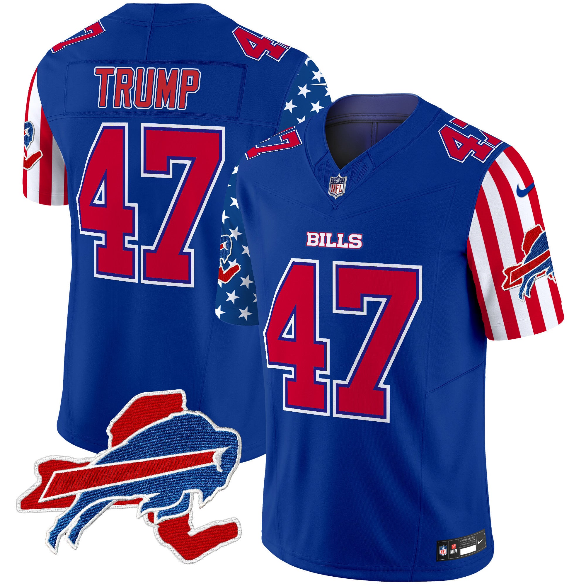 Men's Bills American Style Vapor Limited Jersey - All Stitched