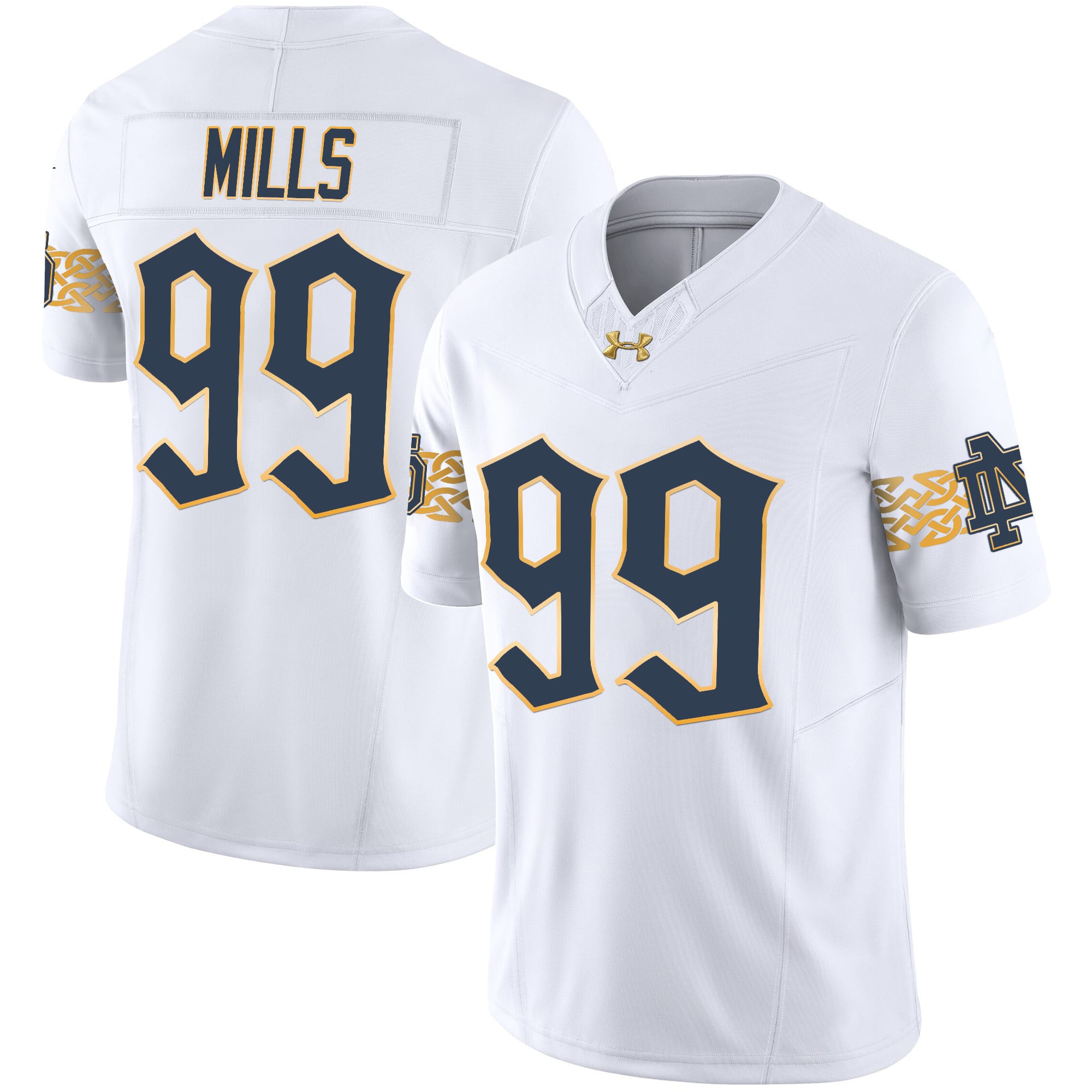 Men's Notre Dame Fighting Irish 2024 Vapor Limited Jersey V2 - All Stitched
