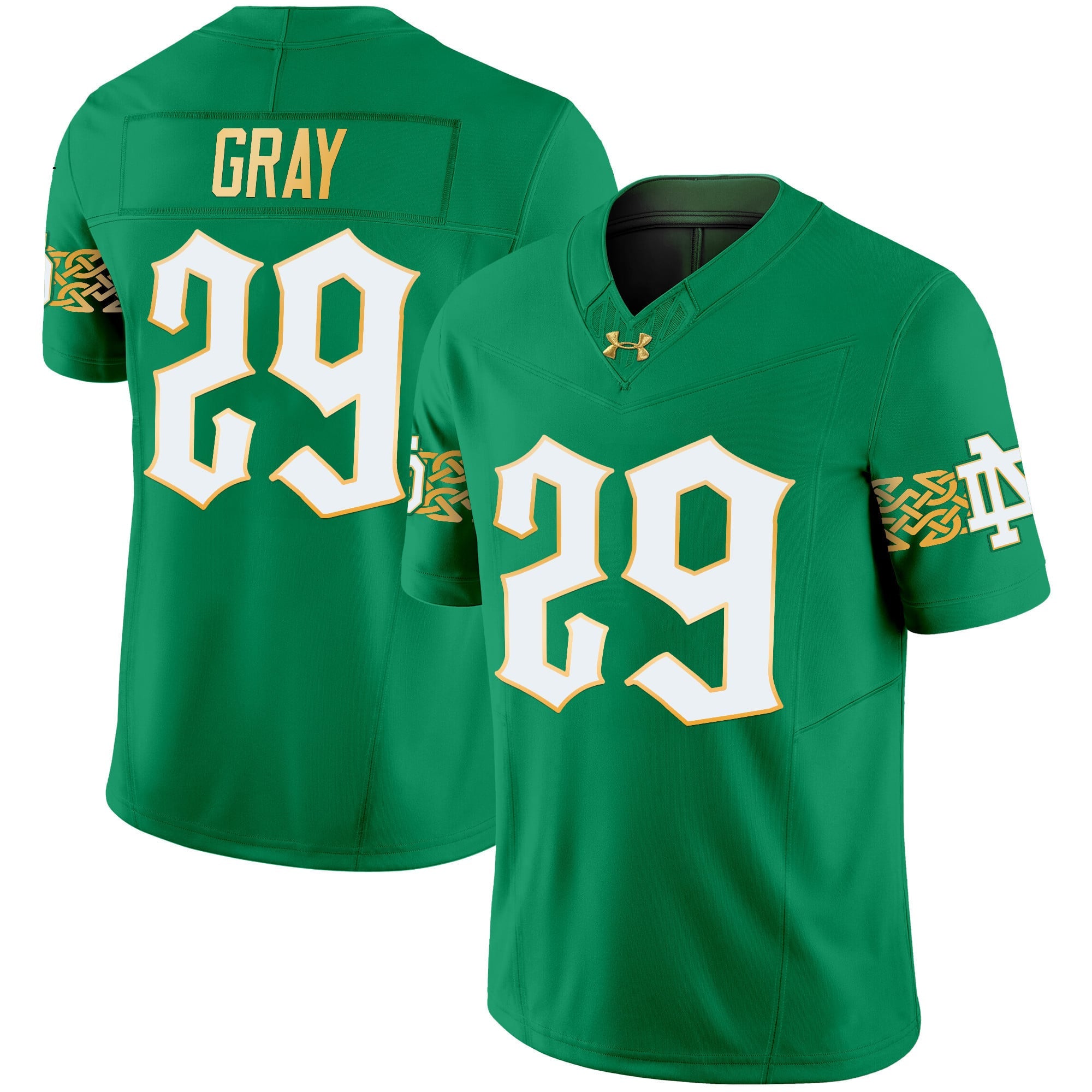Men's Notre Dame Fighting Irish 2024 Vapor Limited Jersey V2 - All Stitched