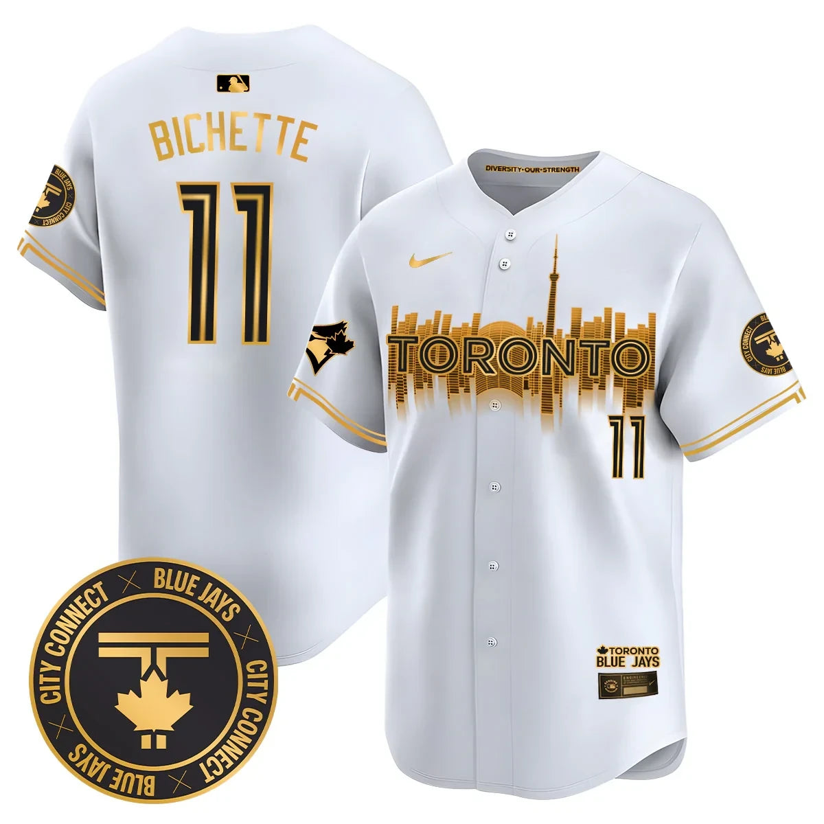 TB Jays City Connect Limited 2024 Jersey TLA - All Stitched