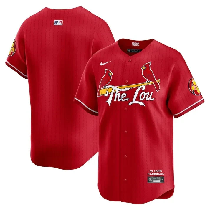 Women's Cardinals Red 2024 City Connect Limited Jersey TLA - All Stitched