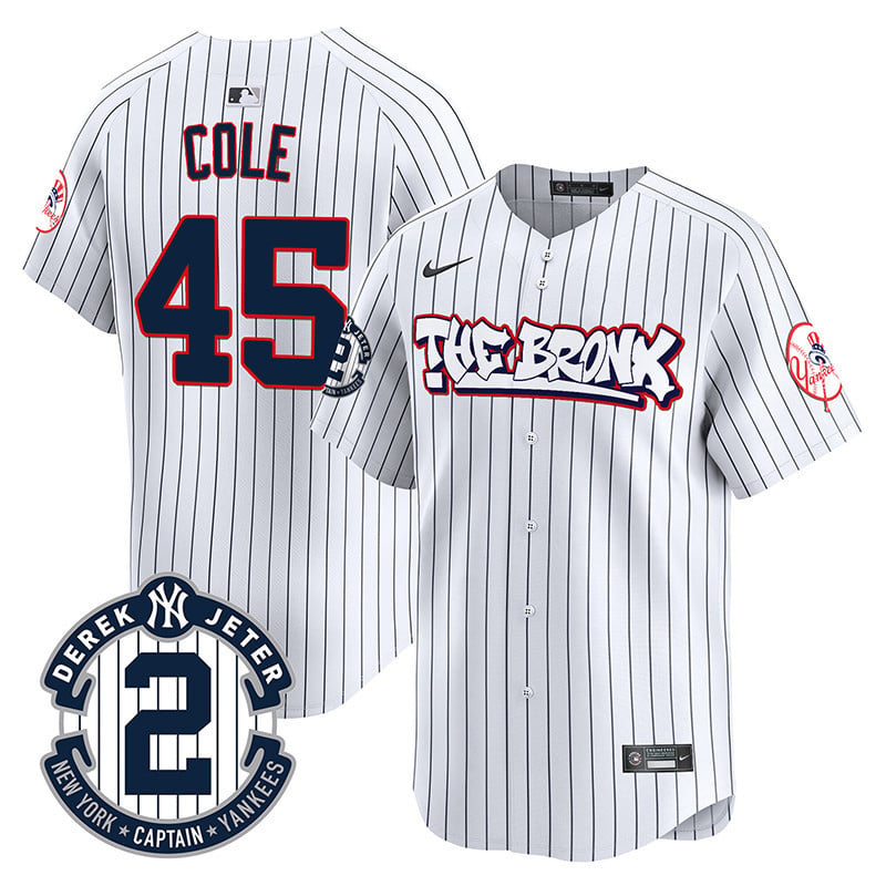 Men's New York Yankees The Bronx Graffiti Vapor Premier Limited Jersey V2 - All Stitched