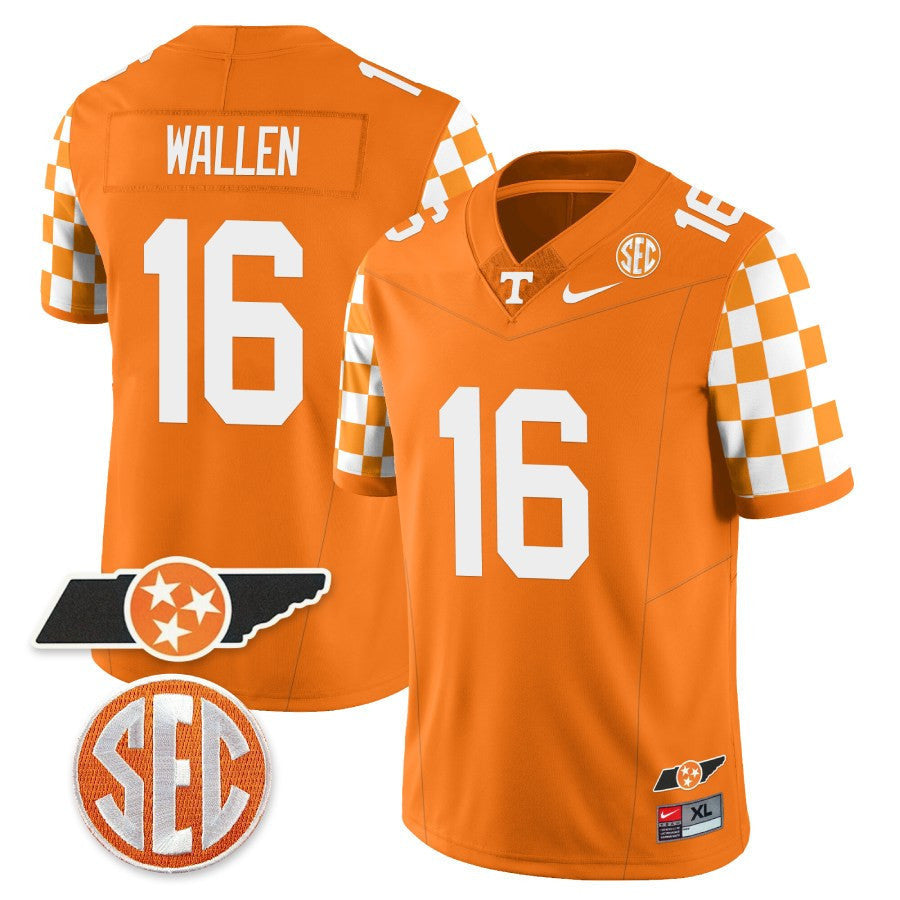Men's Tennessee Volunteers Checkerboard & Alternate Jersey - Stitched