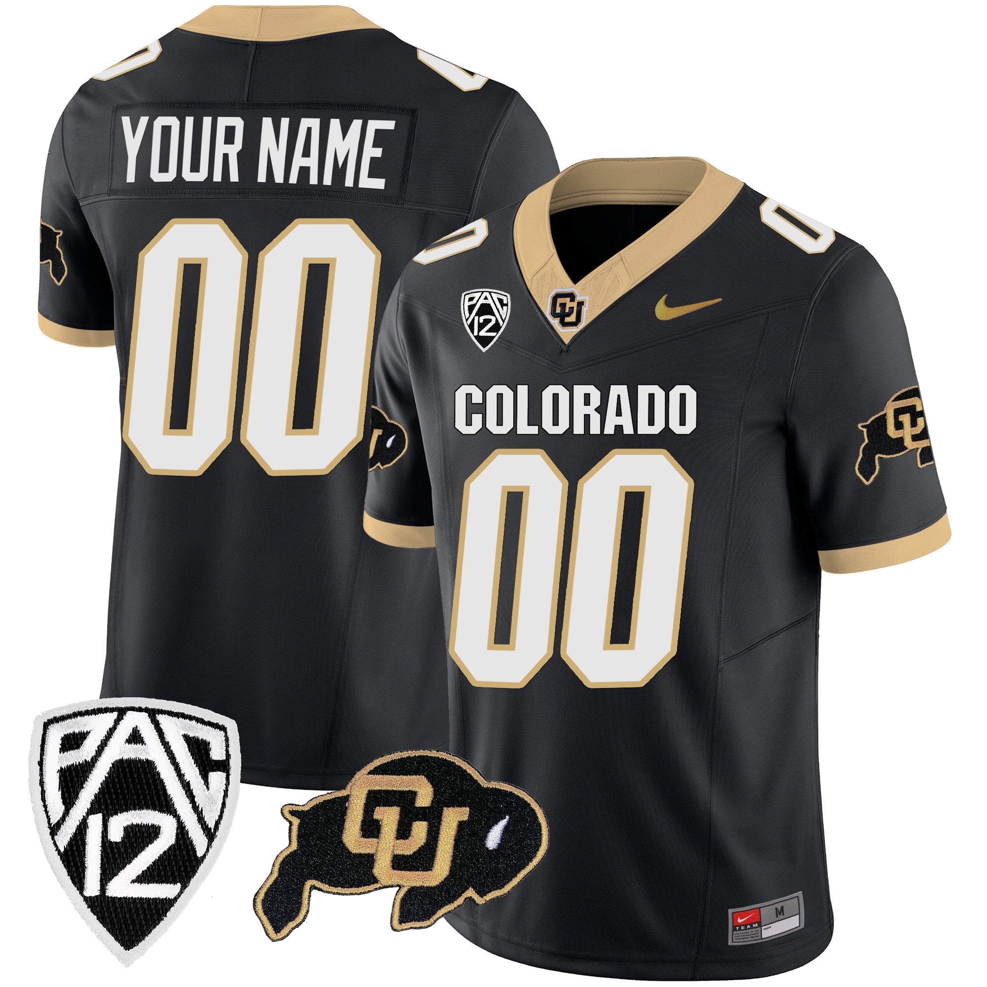 Colorado Buffaloes Vapor Limited Custom Jersey V2 - All Stitched