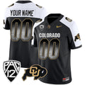 Colorado Buffaloes Arch Smoke Vapor Custom Jersey - All Stitched