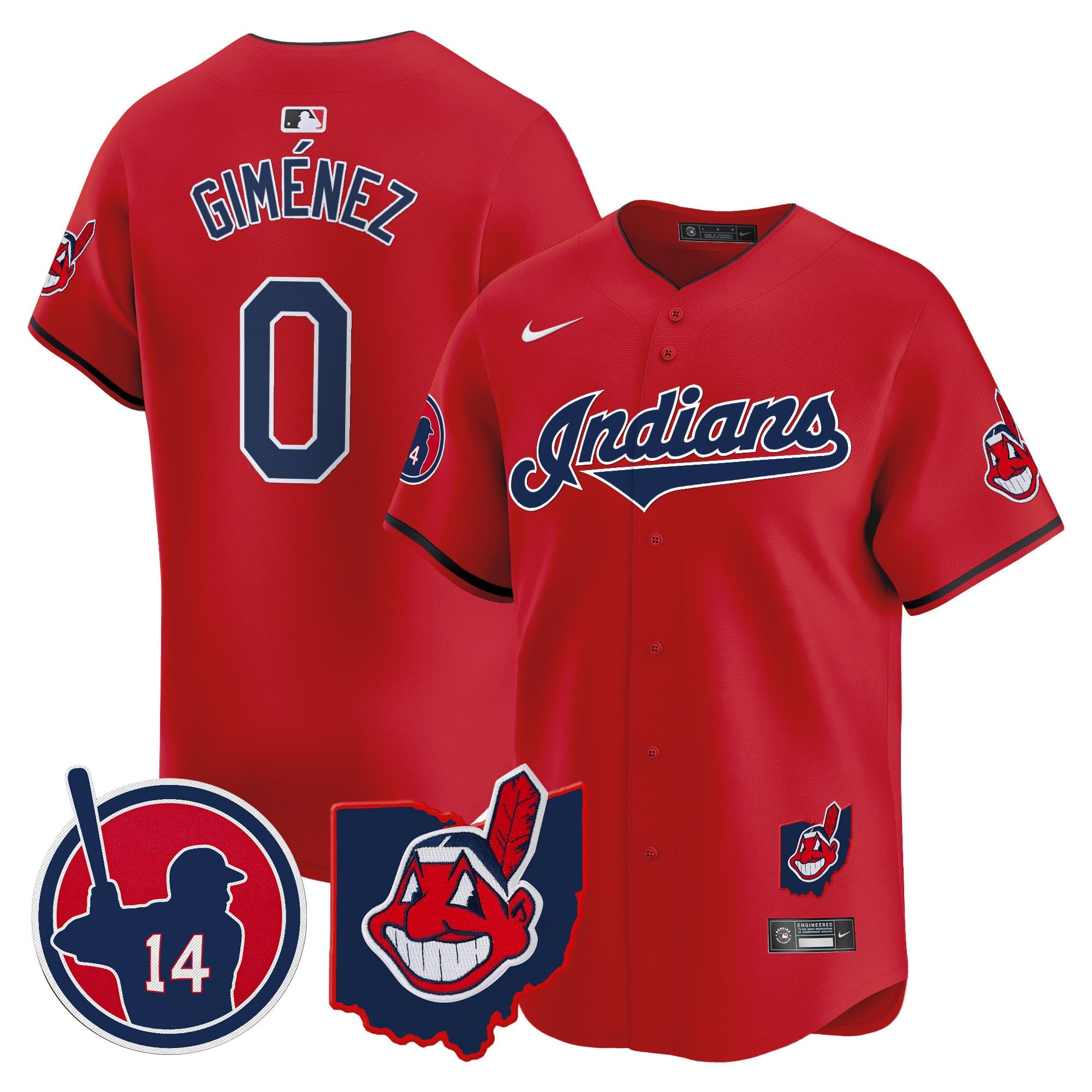 Women's Cleveland Indians Larry Doby Patch Vapor Premier Limited Jersey - All Stitched