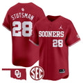 Men's Oklahoma Sooners 2024 Vapor Premier Limited Jersey V2 - SEC Patch - All Stitched