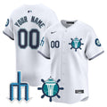 Seattle Mariners Trident Patch Vapor Premier Limited Custom Jersey - All Stitched