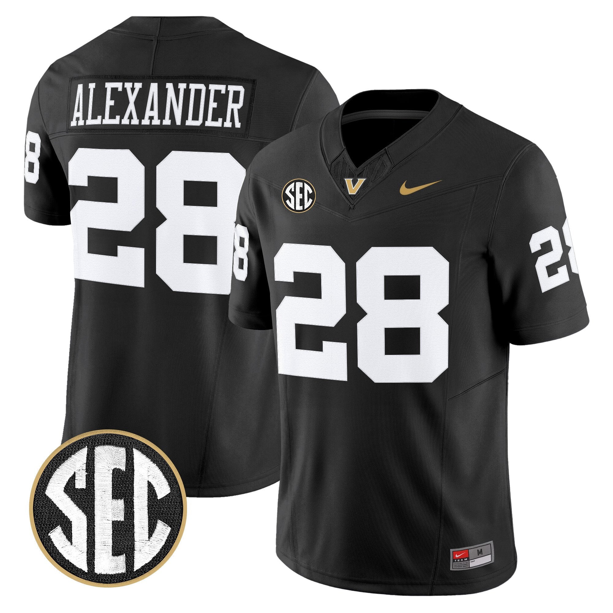 Men's Vanderbilt Commodores 2025 Vapor Limited Jersey - All Stitched