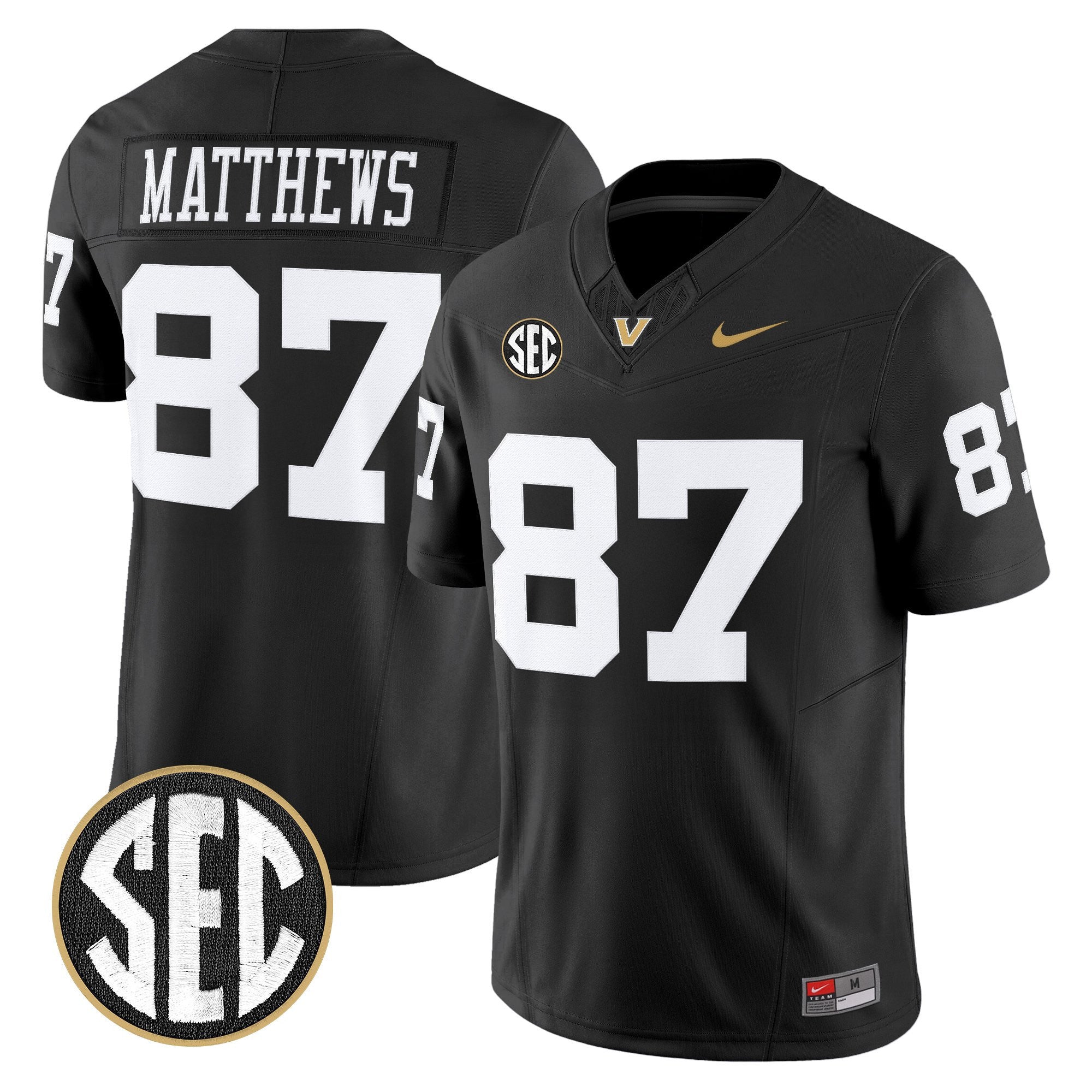 Men's Vanderbilt Commodores 2025 Vapor Limited Jersey - All Stitched