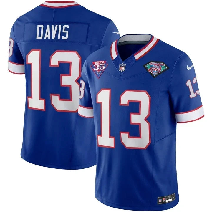 Men's Buffalo Bills 1994 Throwback Vapor Jersey - All Stitched