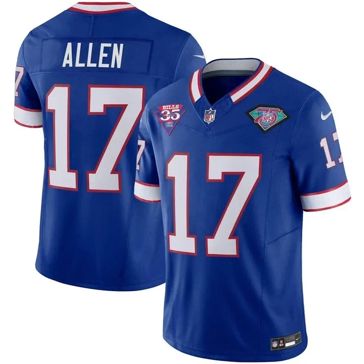 Men's Buffalo Bills 1994 Throwback Vapor Jersey - All Stitched