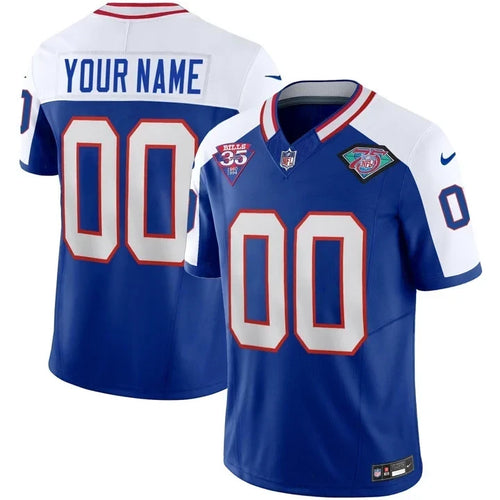 Buffalo Bills 1994 Throwback Vapor Custom Jersey - All Stitched