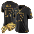 Men's Buffalo Bills 2025 "Rivalries" Gold Vapor Limited Jersey - All Stitched